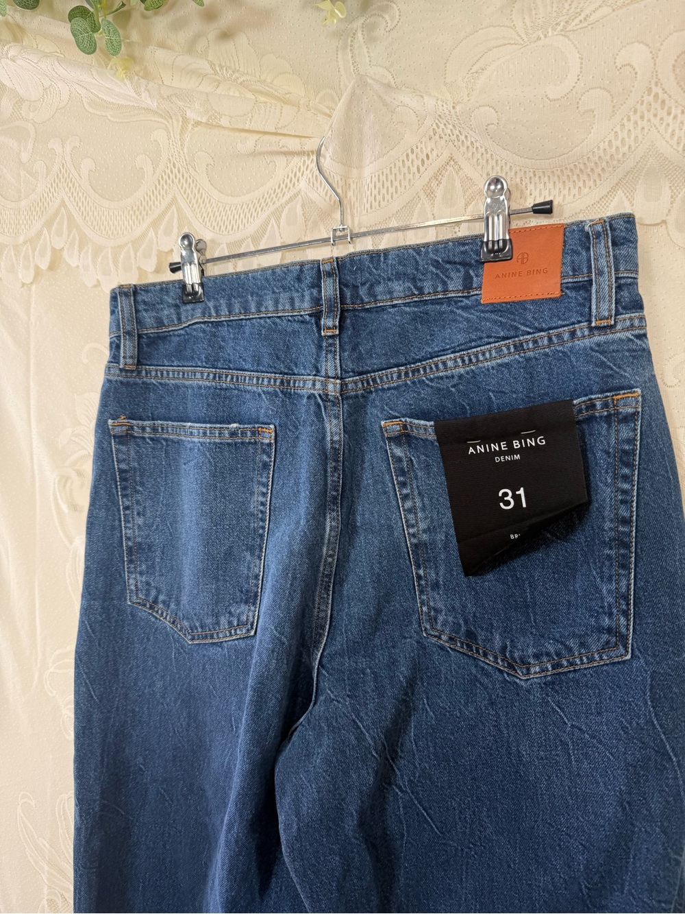 ANINE BING Briley High Rise Wide Leg Jeans - Picture 9 of 9